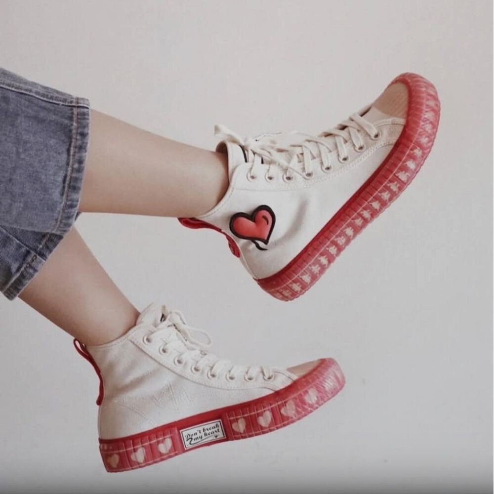 Kappa "Dont Break My Heart" High Top Shoes Size 5.5